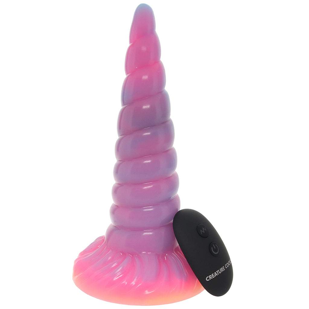 Creature Cocks Unicorn Glow-In-The-Dark Vibe Dildo Sex Toys > Fantasy Dildos - Tophatter Daily Deals